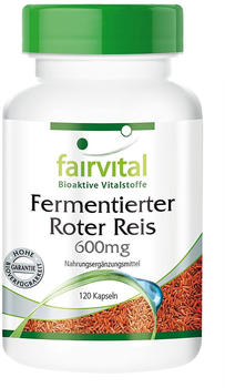 Fairvital Fermentierter Roter Reis 600mg Kapseln (120 Stk.)
