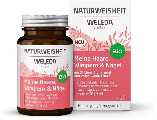 Weleda Naturweisheit Meine Haare, Wimpern & Nägel Kapseln (46 Stk.)