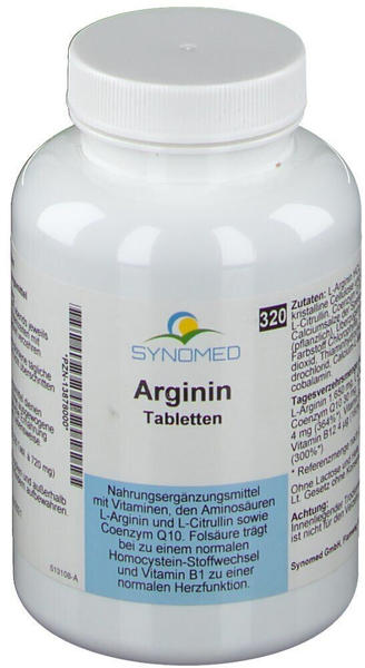 Synomed Arginin Tabletten (320 Stk.)