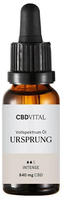 CBD VITAL Vollspektrum Bio CBD &Ouml;l Ursprung Intense 840 mg 20 ml