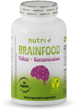 Nutri-Plus Brainfood Fokus + Konzentration Kapseln (50 Stk.)
