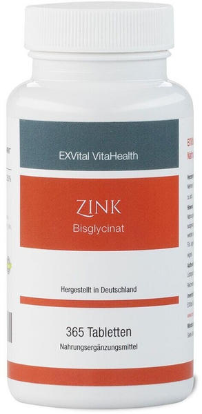 EXVital Zink Bisglycinat Tabletten (365 Stk.)