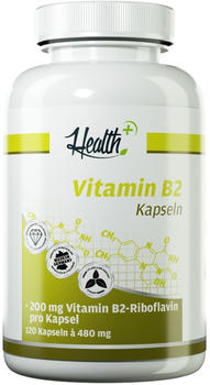 Zec+ Nutrition Health+ Vitamin B2 Kapseln (120 Stk.)