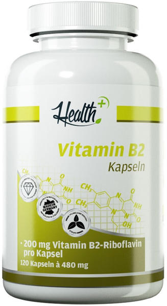 Zec+ Nutrition Health+ Vitamin B2 Kapseln (120 Stk.)