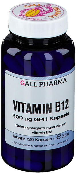 Gall Pharma Vitamin B12 500µg GPH Kapseln (120 Stk.)
