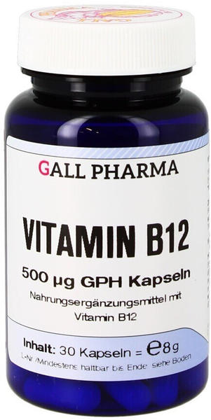 Gall Pharma Vitamin B12 500µg GPH Kapseln (30 Stk.)