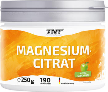 TNT Supplements Magnesium Citrat Pulver Apfel-Geschmack (250 g)