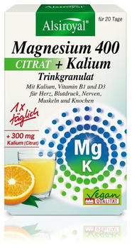 Alsitan Alsiroyal Magnesium 400 Citrat + Kalium Trinkgranulat (20 Stk.)