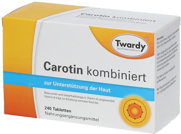 Twardy Carotin kombiniert Tabletten (240Stk.)