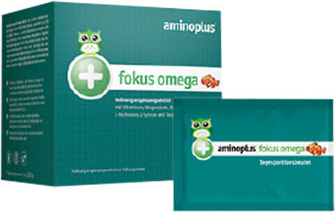 Kyberg Pharma Aminoplus fokus Omega Pulver Portionsbeutel (30x7,5g)