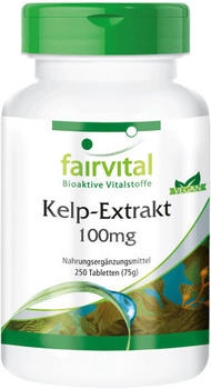 Fairvital Kelp-Extrakt 100mg Tabletten (250 Stk.)