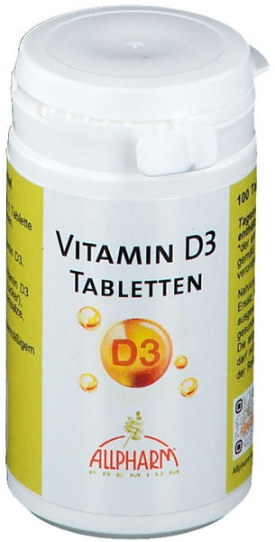 Allpharm Vitamin D3 1000 I.E. Tabletten (100 Stk.)