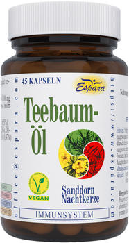 Espara Teebaum-Öl Kapseln (45 Stk.)