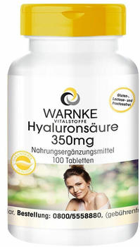 Warnke Gesundheit Hyaluronsäure 350mg Tabletten (100 Stk.)