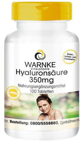 Warnke Gesundheit Hyaluronsäure 350mg Tabletten (100 Stk.)