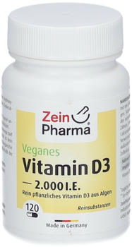 ZeinPharma Vitamin D3 2000 I.E. Kapseln (120 Stk.)