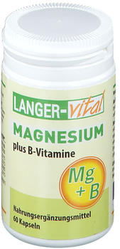 Langer vital Magnesium 375mg + B-Vitamine Kapseln (60 Stk.)