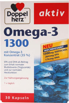 Doppelherz aktiv Omega-3 1300 Kapseln (30 Stk.)