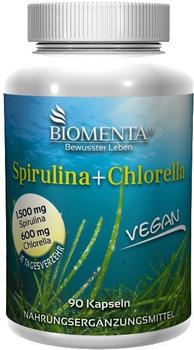 Biomenta Spirulina + Chlorella 1 Monatskur Kapseln (90 Stk.)