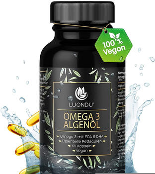 Luondu Omega 3 Algenöl Kapseln (60 Stk.)