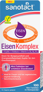 sanotact Eisen Komplex Mini-Tabletten (100 Stk.)