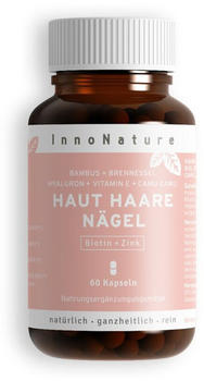 InnoNature Haut Haare Nägel Biotin + Zink Kapseln (60 Stk.)