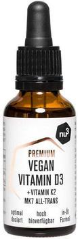 nu3 Premium Vegan Vitamin D3 + K2 Tropfen (30ml)