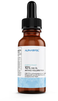 Alphabinol 10% CBD Öl 1000mg Vollspektrum Tropfen (10ml)