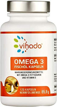 Vihado Omega 3 Fischöl Kapseln (120 Stk.)