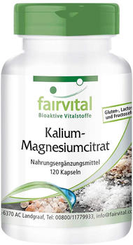 Fairvital Kalium-Magnesiumcitrat Kapseln (120 Stk.)
