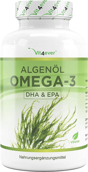 Vit4ever Algenöl Omega 3 DHA + EPA Kapseln (90 Stk.)