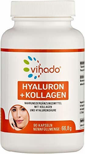 Vihado Hyaluron + Kollagen Kapseln (90 Stk.)