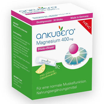 Ankubero Magnesium 400 mg Sticks-Direkt (30 Stk.)