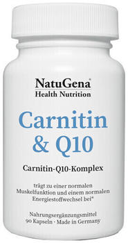 NatuGena Carnitin & Q10 Kapseln (90 Stk.)