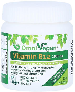 BOMA-Lecithin OmniVegan Vitamin B12 1000ug Tabletten (120 Stk.)
