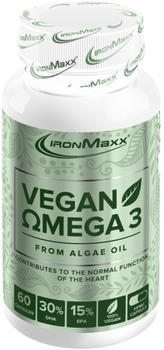 IronMaxx Vegan Omega 3 Kapseln (60 Stk.)