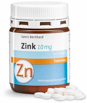 Kräuterhaus Sanct Bernhard Zink 10 mg Tabletten (210 Stk.)