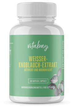 Vitabay Weißer Knoblauch Extrakt 1000mg Kapseln (100Stk.)