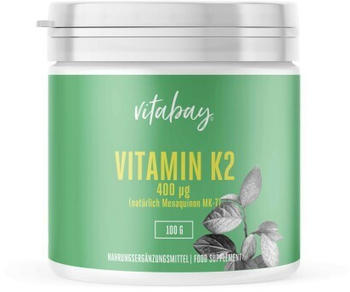 Vitabay Vitamin K2 400µg Pulver (100g)