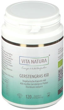Vita Natura Gerstengras Bio 450mg Kapseln (120 Stk.)