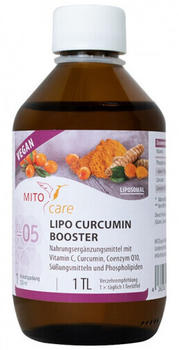 MITOcare Lipo Curcumin Booster Flüssigkeit zum Einnehmen (250ml)