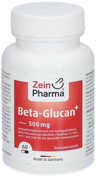 ZeinPharma Beta-Glucan 500mg Kapseln (60 Stk.)