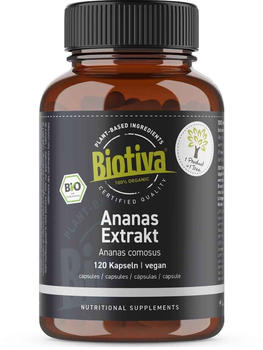 Biotiva Ananas Extrakt Bio Kapseln (120 Stk.)