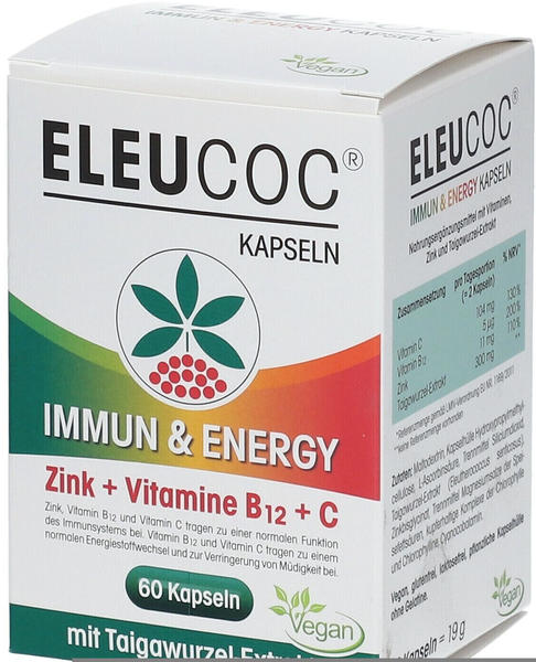 Harras Eleucoc Immun & Energy Kapseln (60 Stk.)