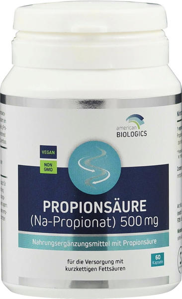 Supplementa Biologics Propionsäure (Na-Propionat) 500mg Kapseln (60 Stk.)