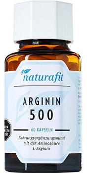 Naturafit Arginin 500 Kapseln