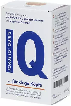 Quiris Fokus IQ f&uuml;r kluge K&ouml;pfe Kapseln (120 Stk.)