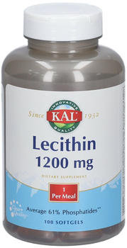 Supplementa Lecithin 1200mg Weichkapseln (100 Stk.)