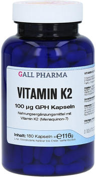 Hecht Pharma Vitamin K2 100 µg GPH Kapseln (180 Stk.)