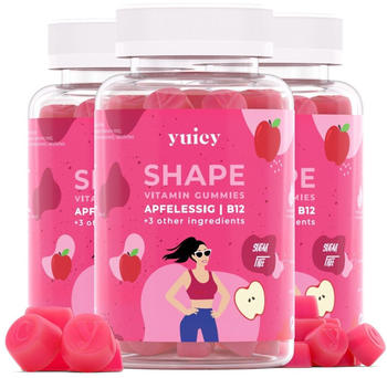 yuicy Shape Vitamin Apfelessig B12 Gummies (180 Stk.)